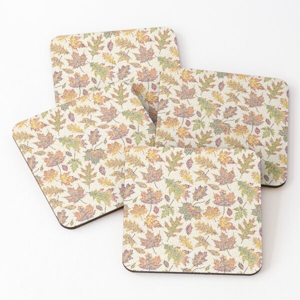 Item preview, Nature’s Watercolor Circular Autumn Leaf Pattern designed and sold by Pierre Bernard Jr.