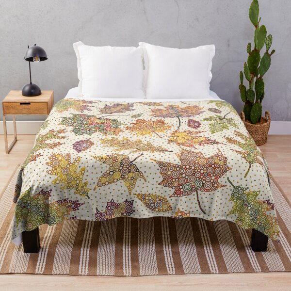 Item preview, Nature’s Watercolor Circular Autumn Leaf Pattern designed and sold by Pierre Bernard Jr.