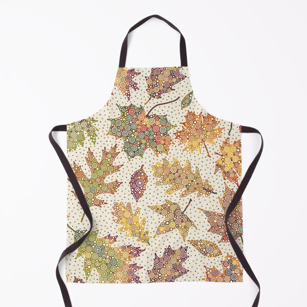 Item preview, Nature’s Watercolor Circular Autumn Leaf Pattern designed and sold by Pierre Bernard Jr.