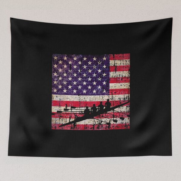 Item preview, Sculling Rowing American Flag designed and sold by 4Craig.