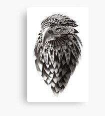Ornate Tribal Shaman Eagle Print Canvas Print