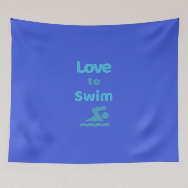 Item preview, Love to Swim, swim for fun or on a team, improves skill and happiness  designed and sold by Rozlar.
