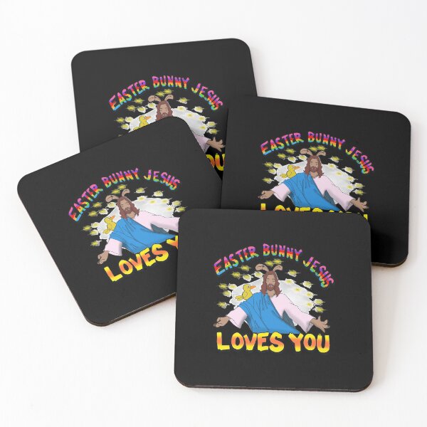 Item preview, Easter bunny Jesus Loves You  designed and sold by WinesickleS.