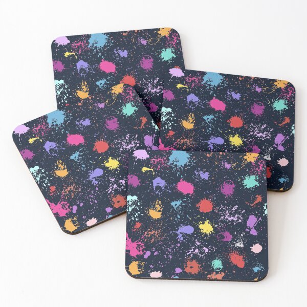 Item preview, Art Paint Splash Seamless textile design colourful bright designed and sold by Dance Vibes: Blingit Studios.