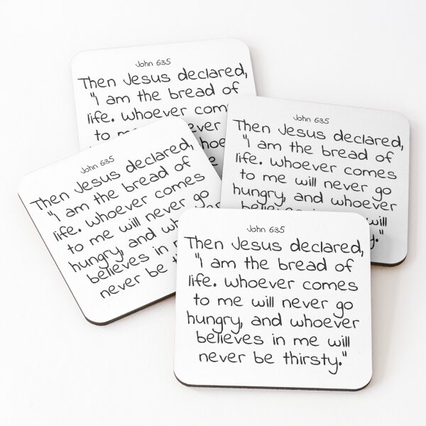 Item preview, Bible verse: John 6:35 designed and sold by john-3-16.