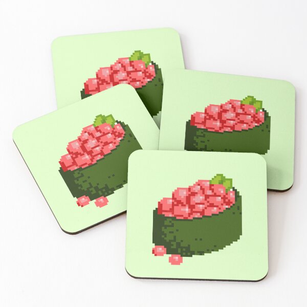 Item preview, Ikura Sushi Pixel Art designed and sold by ASOE.