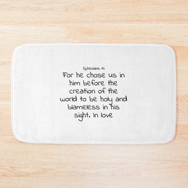 Item preview, Bible verse: Ephesians 1:4 designed and sold by john-3-16.