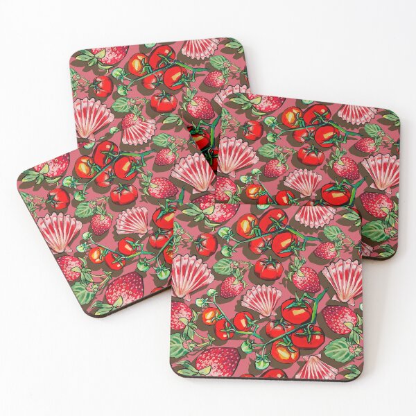 Item preview, enredaderas de tomate de verano rosa designed and sold by ariellemorris.