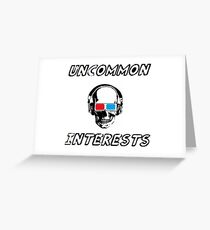 Uncommon Interests Logo 3 Greeting Card