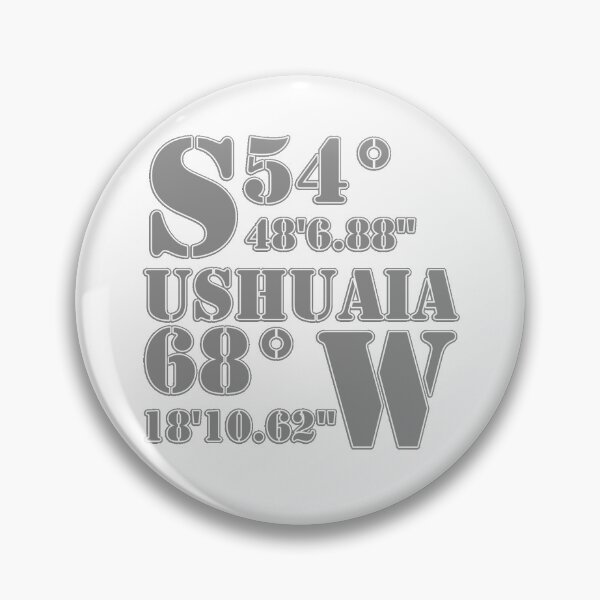 Item preview, Ushuaia - Latitude and Longitude designed and sold by CoolYule.