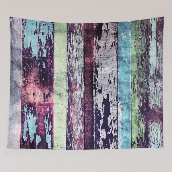 Item preview, Vintage Reclaimed Blue-Green Wooden Boards Art Photo designed and sold by DEC02.