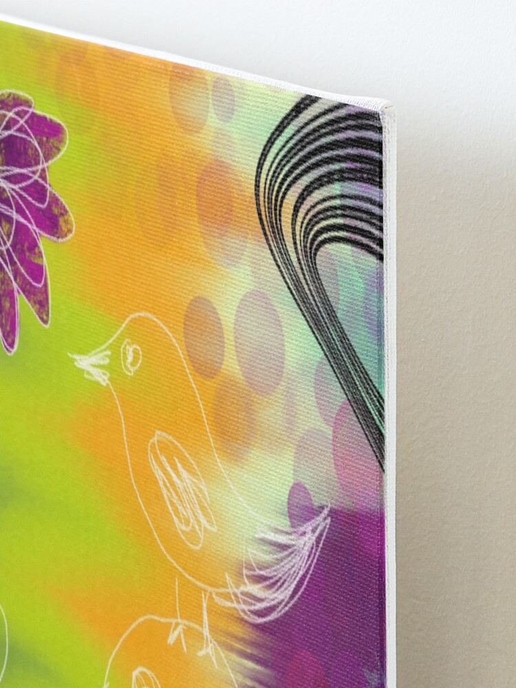 Alternate view of Bird Totem Mounted Print