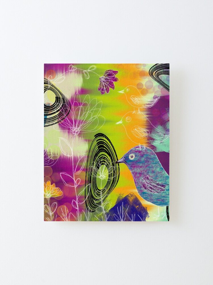 Alternate view of Bird Totem Mounted Print