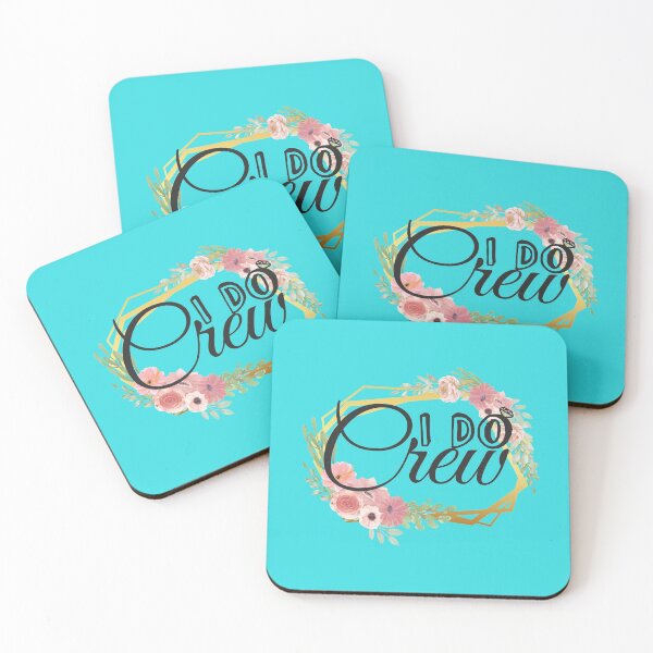 Item preview, Bridesmaid Crew with Gold Flora Frame designed and sold by NewTrendings.