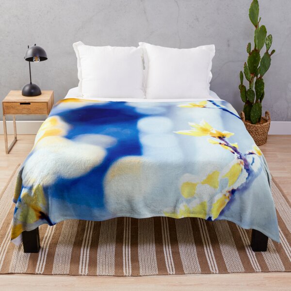 Item preview, Branches and bokeh - macro bedding home goods art photography botanica designed and sold by Boho Contessa.