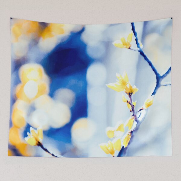 Item preview, Branches and bokeh - macro bedding home goods art photography botanica designed and sold by Boho Contessa.