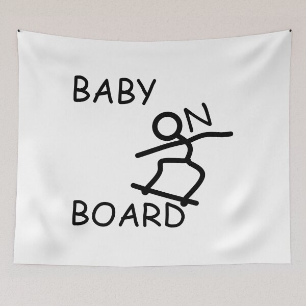 Item preview, BABY ON BOARD designed and sold by DomGDesign.