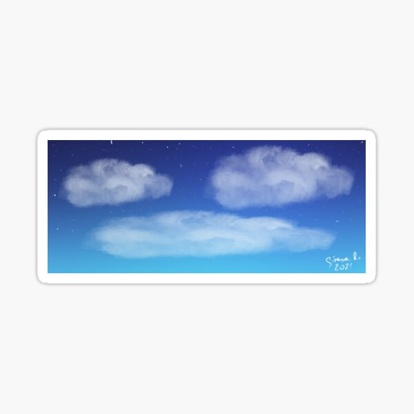Item preview, Fluffy Clouds  designed and sold by QueenBubbleshop.