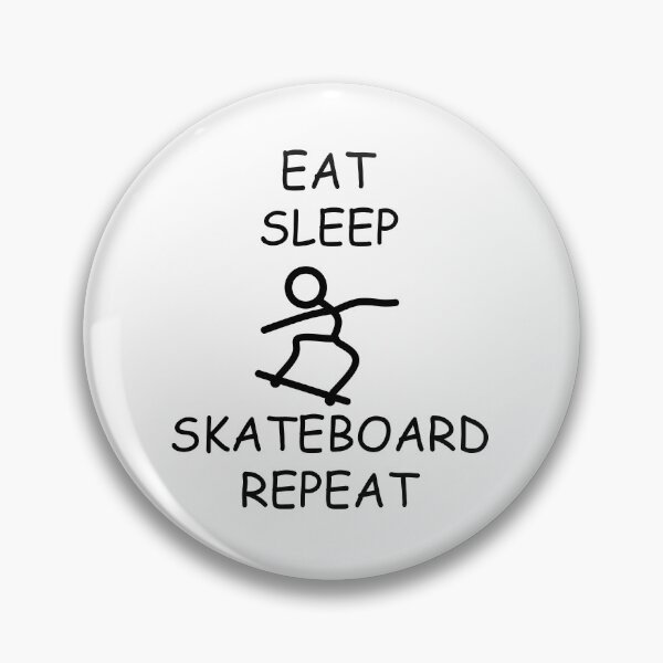 Item preview, EAT SLEEP SKATEBOARD REPEAT designed and sold by DomGDesign.