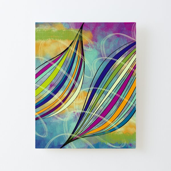 Whirl Canvas Mounted Print