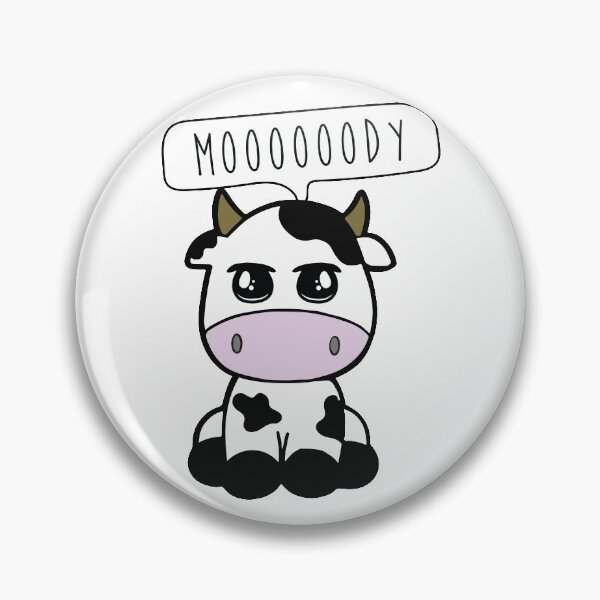 Item preview, Moody Cow (Moooody) designed and sold by L Webster.