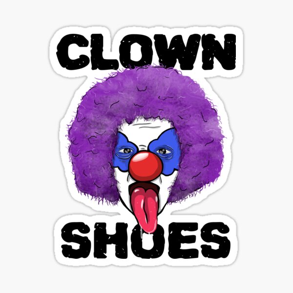Clown Shoes Stickers for Sale | Redbubble
