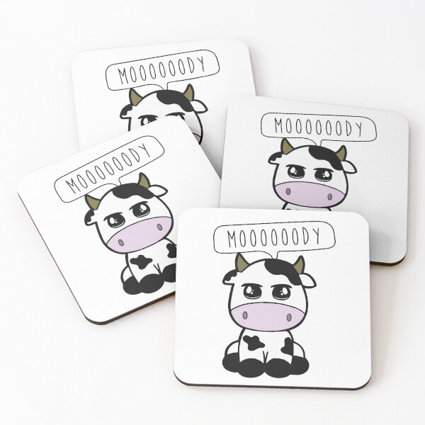 Item preview, Moody Cow (Moooody) designed and sold by L Webster.