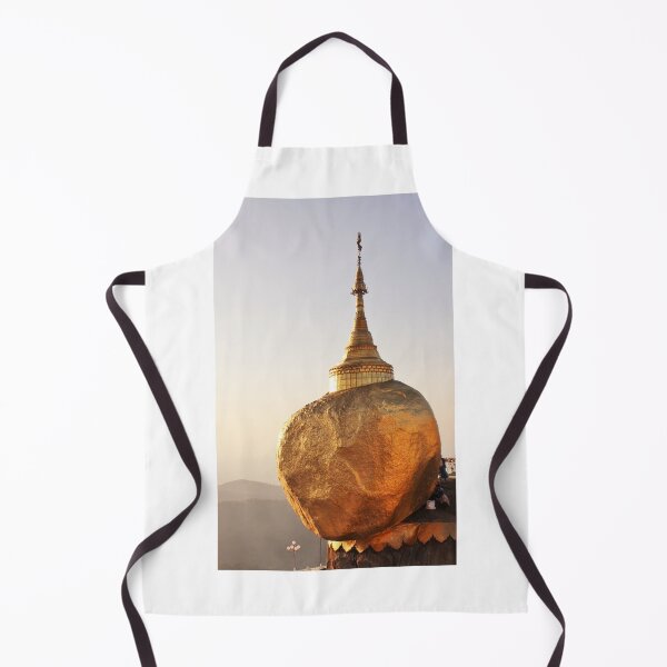 Item preview, Golden rock pagoda (Kyaiktiyo) at sunset designed and sold by opinion9.