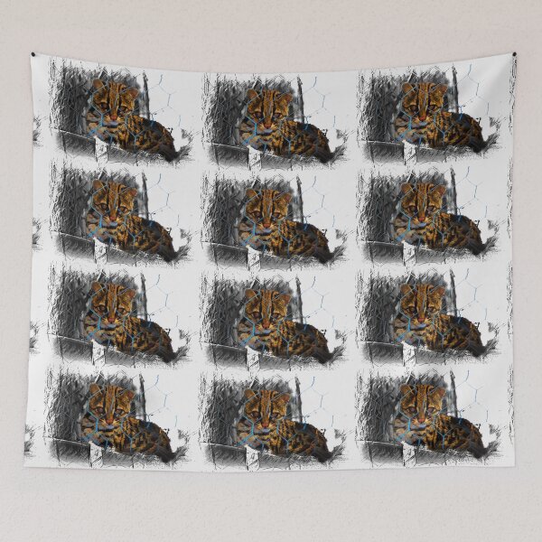 Item preview, Baby Ocelot At Amaru designed and sold by alabca.