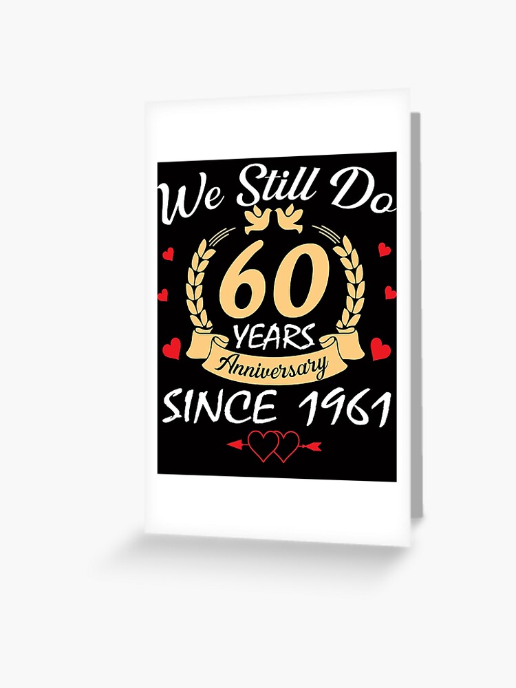 60th Wedding Anniversary Card