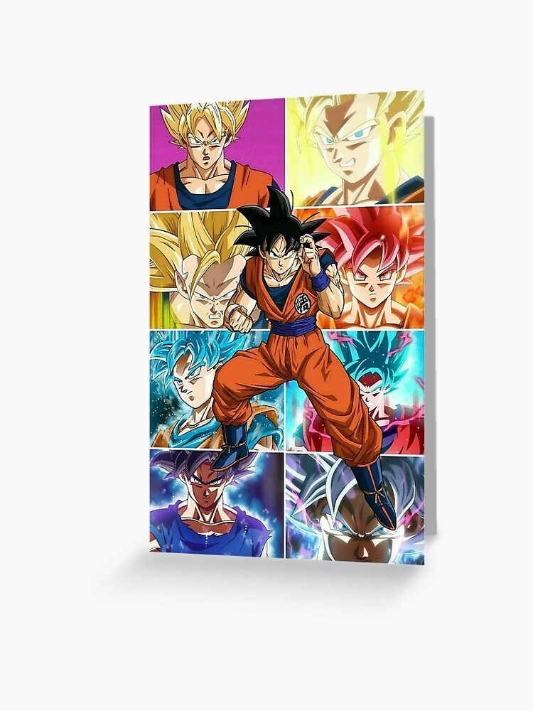 Tarjetas de felicitación «Mirada de Goku» de deramulk | Redbubble Tarjetas de felicitación «Mirada de Goku» de deramulk | Redbubble
