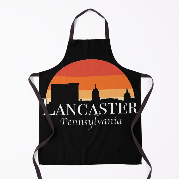 Item preview, Lancaster City PA Vintage Sunset Skyline designed and sold by PRNTDADZ.