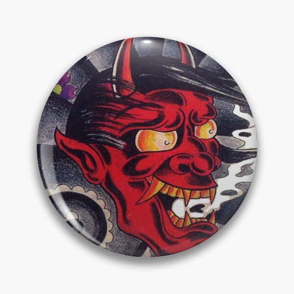 Item preview, JAPANESE HANYA DEMON tattoo art custom design designed and sold by 999shirts.