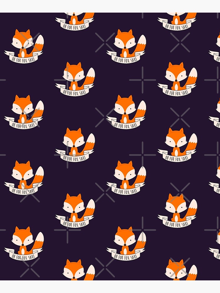 Disover Oh For Fox Sake Kitchen Apron