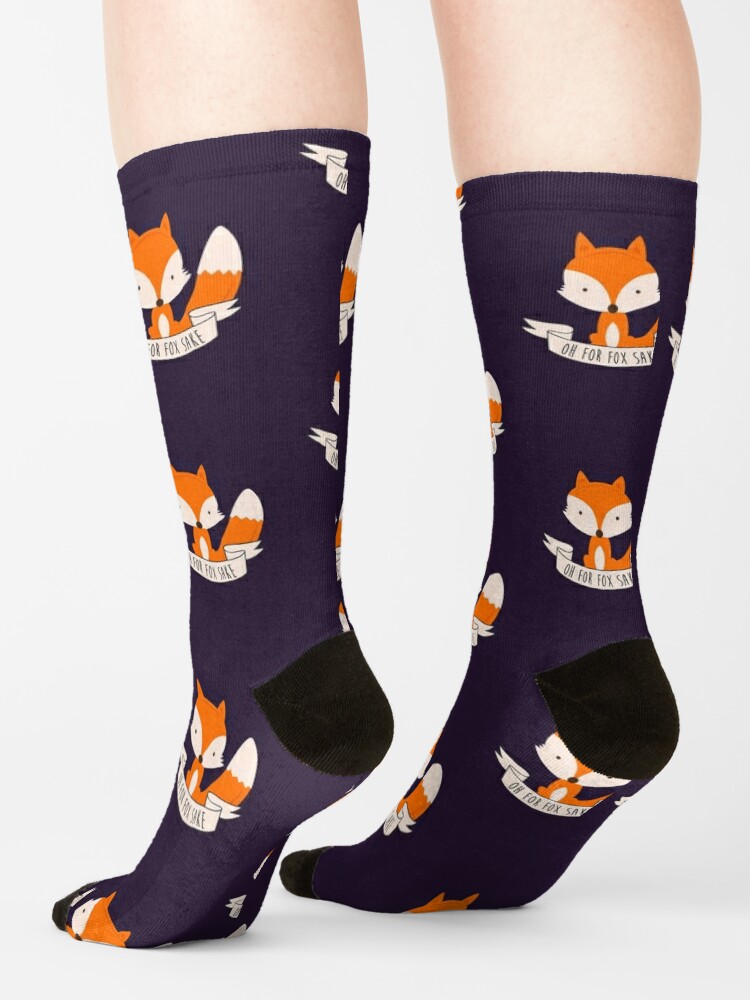 Alternate view of Oh For Fox Sake Socks