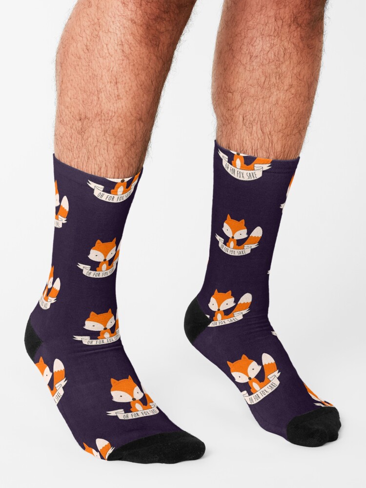 Alternate view of Oh For Fox Sake Socks