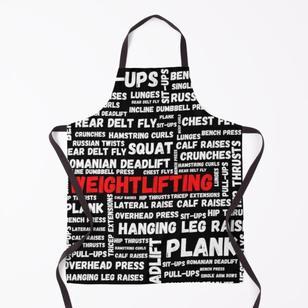 Item preview, Weightlifting Typography Box White - Funny Gym designed and sold by GymWearDepot.