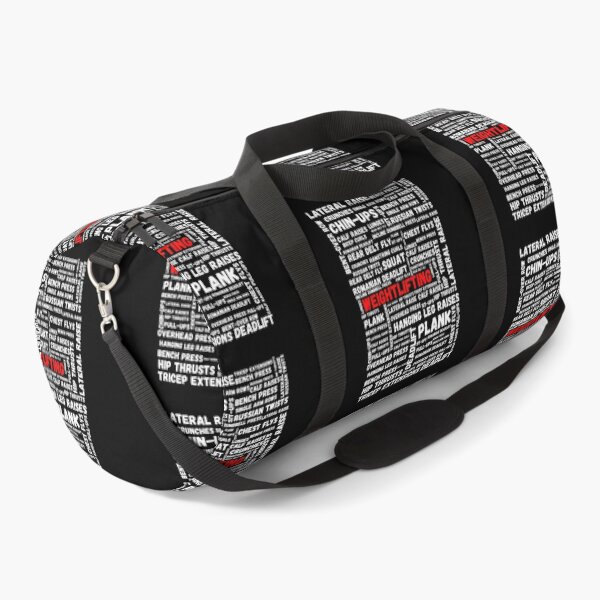 Item preview, Weightlifting Typography Box White - Funny Gym designed and sold by GymWearDepot.