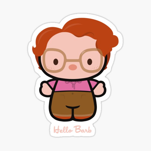 Justice for Bob, Barb, and Mews | Stranger Things Sticker for Sale by  Katie Lutterschmidt