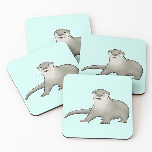 Artikelvorschau, Kleiner glatter beschichteter Otter entworfen und verkauft von OTTERFAMILY.