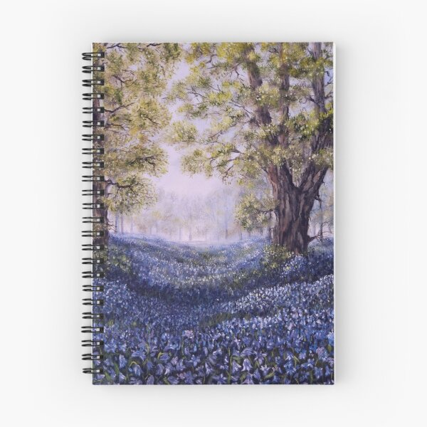 Item preview, "Mary's Bluebells" - pintura al óleo designed and sold by Avril Brand.