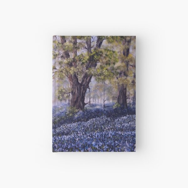 "Mary's Bluebells" - oil painting Hardcover Journal