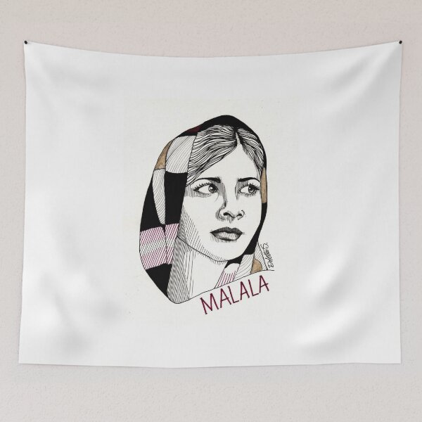Item preview, malala yousafzai designed and sold by PoliticsPrint.