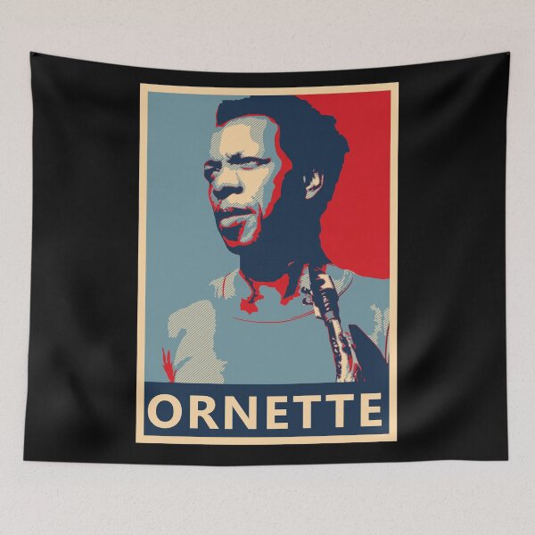 Aperçu de l'œuvre Ornette Coleman (jeune) Hope Poster - Les plus grands musiciens de l'histoire du jazz créée et vendue par Quentin1984.