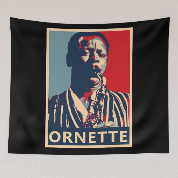 Aperçu de l'œuvre Ornette Coleman (ancienne) affiche Hope - Les plus grands musiciens de l'histoire du jazz créée et vendue par Quentin1984.
