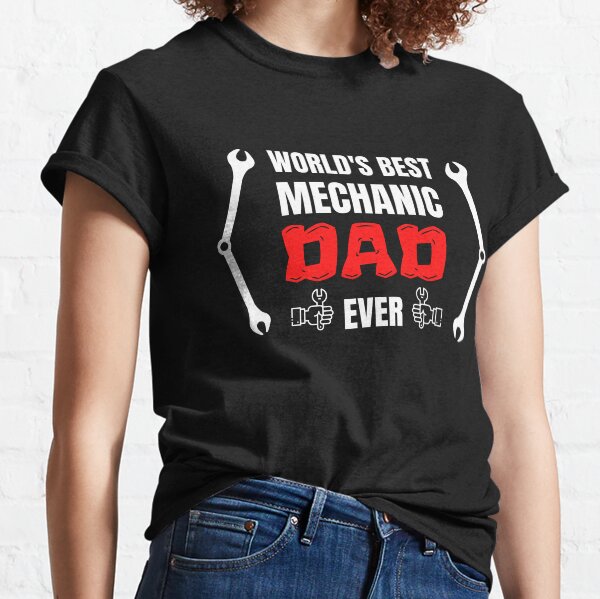 Great for Mechanic Dad for Father's Day Short-Sleeve Unisex T-Shirt Gift for Car Mechanics and Car Lovers Car Mechanic USA Flag T-Shirt