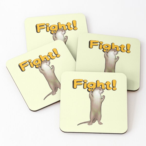 Item preview, Otter Cheering with a Fight designed and sold by OTTERFAMILY.