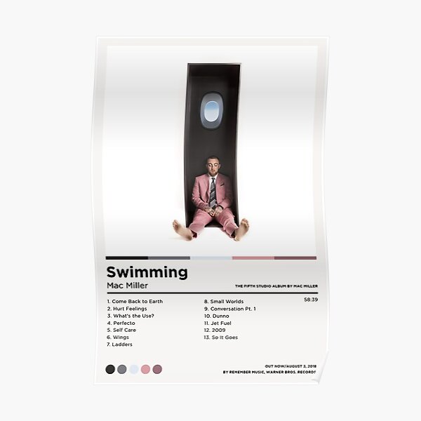 Mac de nage lente Poster Poster