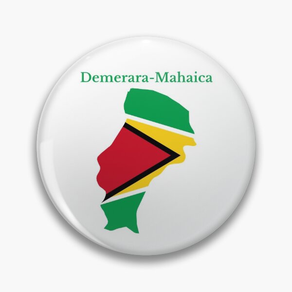 Artikelvorschau, Demerara Mahaica Region Kartendesign, Guyana. entworfen und verkauft von marosharaf.