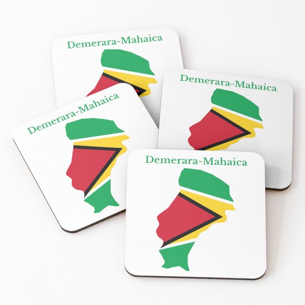 Item preview, Demerara Mahaica Region Map Design, Guyana. designed and sold by marosharaf.